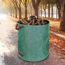 Garden Waste Bag 60L-500L Large Capacity Garden Bag Reusable Waterproof Leaf Sack Storage Collection Container For Garden Yard
