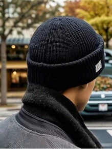 1 件男士冬季针织帽：防风保暖头套，适合滑雪和冬季活动秋季装备 - A - 查看 2