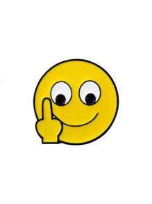 1 件可爱手指笑脸别针，有趣的黄色表情符号金属胸针带手指手势别针，适用于衣服包饰学校 Kpop 背包教师用品包饰办公室配件衬衫夹克珠宝圣诞节万圣节秋冬配饰，适合青少年、青年、男士、休闲、户外、运动、度假、毕业礼物、生日、日常穿着衣服别针教师礼物服装配饰