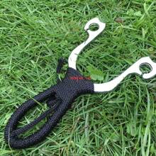 Resortera de goma de alta potencia con estructura redonda, especial para competición. Resortera de aleación de alta precisión (color aleatorio) - Negro - Ver 3