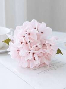 1PC/3PCS/5PCS Artificial Hydrangea Flowers Silk Bouquets Fake Plants For Spring Wedding Vase For Home Dining Room Bedroom Decorations, Mother's Day Valentine's Day Festival Birthday Party Accessories, Outdoor Garden Decorations Autumn Gifts Graduation