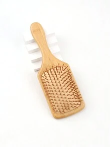 1pc Factory Direct Supply Multi-Purpose Air Cushion Massage Comb, Double-Sided Hairdressing Massage Comb, High Crown Volumizing Curly Hair Comb - Apricot - View 2