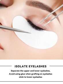 200 Pairs Eyelash Extension Gel Under Eye Pads, Non-Linting Eye Patches For Eyelash Extension, Lash Extension Tools, Eyelash Extension Isolation Protective Tool
