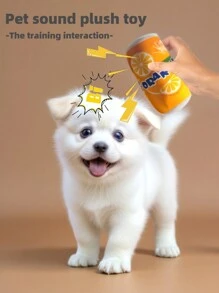 One Plush Toy Can Make Sound In The Shape Of Beverage Can, Provides Relief, Interacts And Bites For Pets Only