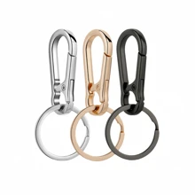 3 peças/1 peça Chaveiro Metálico Multifuncional, Clipe Organizador de Chaveiro de Fácil Remoção, Chaveiro de Casa e Carro com Argola para Chaves (Dourado/Preto/Prata), Chaveiro Criativo de Porquinho de Leite com Desenho de Desenho Animado, Decoração Multiuso para Carro, Mochila ou Bolsa, Presente da Moda para o Natal, para Jóias, Artesanato em Crochê, Decoração de Mochilas, Acessório de Bolsa de Luxo, Dia dos Namorados, Acessórios de Jóias da Moda, Presentes de Aniversário e Feriados para Casais, Adequado para Encantos de Bolsa, Chaves do Carro