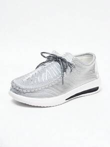 Nuevos tenis de moda para mujeres 2025, zapatos deportivos casuales de talla grande, calzado liviano para uso diario - Blanco - Ver 6