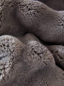 1 pièce Épais Housse de coussin de canapé en polaire, Automne/Hiver, Anti-dérapant, Anti-poussière, Lavable en machine, Protège des poils d'animaux, Convient aux canapés 1-4 places, Chambre, Bureau, Salon - Mauve - Voir 11