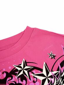 Women's Y2K Street Style Round Neck Short Sleeve Solid Color Unique Women Thin T-Shirt