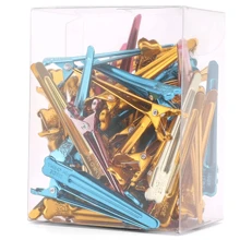 48pcs Hair Clips, Hair Pins, Sectioning Clips, Barber Styling Tools, DIY Colorful Metal Hair Clips, Hair Accessories, Travel Essentials, Travel Essentials, Hairstyles, Hair Care - Multicolor - View 7