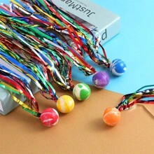 20 Stück bunte Kometen-Sternbälle mit Quasten, Gummibälle, lose kleine Springbälle, geeignet für Spaßpartys, Geburtstage, Trick-or-Treat-Geschenke, Halloween, Weihnachten, Klassenpreise, Schulanfangspreise, Herbstdekorationen, Heimdekoration, Raumdekoration (sortierte Farben)