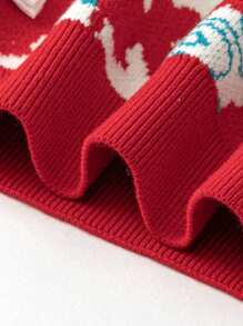mini bala Suéter tejido de Año Nuevo para niña, ropa de invierno cálida para niños y niñas