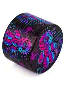 BROS 1 Set Creative Cartoon Grinder - Multi-Layer Alloy Grinding Tool - Fashionable Household Essential - Unisex Holiday Gift Set, Suitable For Various Occasions - Multicolor - View 2