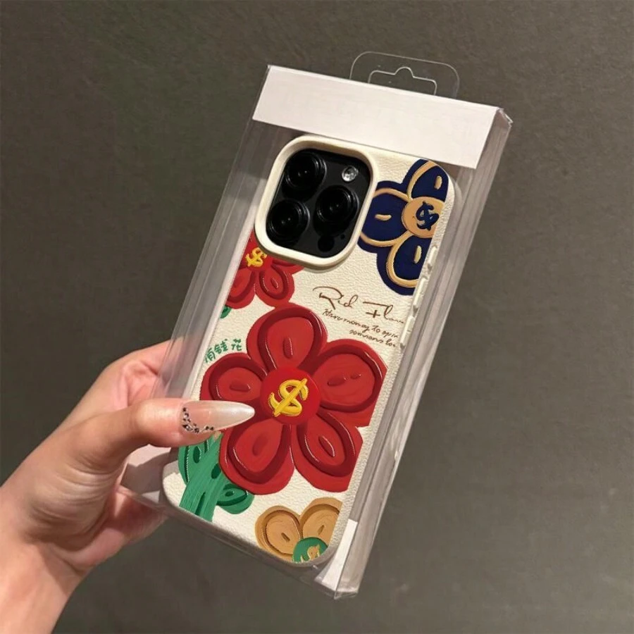 一款时尚迷人的手机壳,饰有美丽的花朵,适用于 iPhone 16、15、14、13、12 和 11 Pro 型号,采用 TPU 材料制成,提供保护。适合家人、朋友、孩子、生日、春季、节日、男朋友、女朋友、情人节的礼物 - 白色 - 查看 1