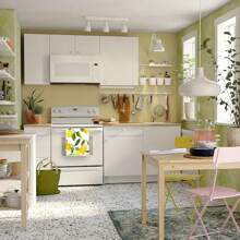 2条柠檬图案厨房毛巾，速干，可清洁碗碟，亦可作装饰茶巾，柠檬图案，适合作为乔迁礼物、餐桌巾、家居用品、婚礼用品、宴会巾、自助餐巾、浴室厨房用品、圣诞装饰品、家居圣诞礼物、圣诞装饰。 - 彩色 - 查看 7