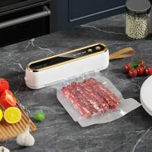 Wireless Rechargeable Portable Vacuum Sealer For Home, Dry & Wet Food Preservation Mini Vacuum Packing Machine - Multicolor - View 1