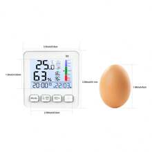 Digital Indoor Thermometer Hygrometer, LCD Display Temperature Humidity Monitor For Home, Bedroom, Living Room, Warehouse - Adult Age Range, Plastic - One Piece - View 14