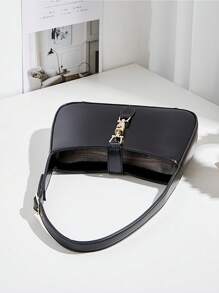 Un bolso de lujo tipo baguette único, ligero y de moda, con una sensación de alta gama. Cuenta con una correa ajustable, una hebilla distintiva y una elegante calidad como bolso bandolera. Apto para salir, citas, fotografía, ir al trabajo y uso diario, así como para viajes de vacaciones.