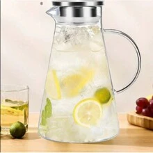 Twinkle Jar In Borosilicate Glass With Stainless Steel Lid 1.8L - 無色 - 查看 1