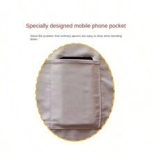 厨房围裙，防水防油，易擦手，适合餐饮服务，家庭烹饪，清洁。四季薄围裙，女士烹饪围裙，园艺围裙，防水防油围裙 - 彩色 - 查看 8