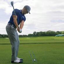 2 Pack Golf Alignment Stick  Golf Alignment Sticks Collapsible Golf Practice Rods Swing Trainer Tools Golf Swing Training Tool - Green - View 5