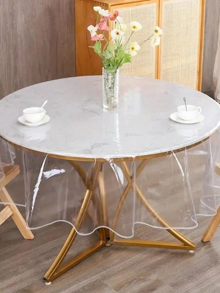 Tovaglia Rettangolare Con Paillettes 3E Home - Oro Rosa 127x203 Cm - Per Feste, Matrimoni E Eventi - 2