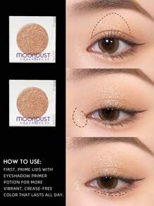 Urban Decay Sombra de ojos Moondust 1.8g - Maquillaje de ojos brillante de larga duración y resaltador - Duración de hasta 16 horas