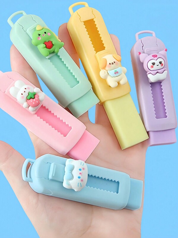 sanrio1 no use One Piece 1pc/3pcs/6pcs Set Random Memetis, Kukumi, Jade Jade Dog Kk Eraser, Clean And Crumb-Free, Cute Elementary School Student Reward Stationery Supplies Kids Creative, Various Colors And Designs, Small And Convenient, Creative High Quality Student Stationery, Exam Stationery, Office Supplies, Family, Friends, Colleague Gifts - Boys, Girls, School Use,Halloween Gifts