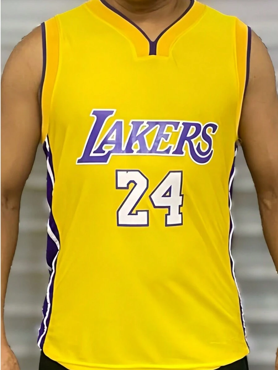 Laker's 24 Basketball Tank Top - 黃色 - 查看 1