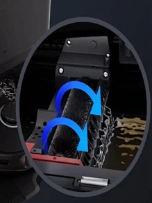 2pcs High-Powered Cleaning Brush Compatible With Roborock S7 MaxV Ultra, S7 Pro Ultra, G10, G10S, S8, S8 Plus, S8 Pro Ultra, G20 Robot Vacuum Cleaner Accessories - Red - View 3