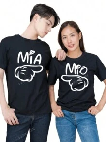 Duo parajeas, cople outfit MIO MIA 2 PZ  , amor ,amistad y aniversario
