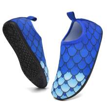 儿童水上乐园水上运动涉水攀岩游泳一键闭合速干水上鞋 - 藍色 - 查看 6