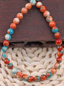 New Colorful Rain Stone Bead Loose Beads DIY Handmade Fashion Bracelet & Necklace Jewelry Accessories - Beads - View 9