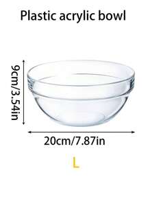1 pièce bol à salade en acrylique transparent, bol à eau et sucre circulaire en plastique anti-chute à usage commercial, bol en plastique, bol à fruits et légumes, tasse à laver à la main en PC, bol à salade anti-chute, bol à fruits lotus, seau à fruits, légumes, bol à thé en plastique, bol circulaire, bol de service à salade pour cuisines, fêtes, vacances et célébrations, service, réutilisable, petits bols à dessert pour la préparation de la cuisine, le dessert, les trempettes et les bonbons ou les bols à noix, cuisine, cadeau de Noël