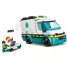 LEGO Ambulancia de emergencia de la ciudad 60451 Juego de bloques de construcción para niños - 60451 - Ver 6