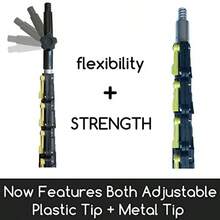 DocaPole High Reach Dusting Kit 5-12 Feet Extension Pole Cleaning Kit 3 Attachments Cobweb Duster Microfiber Duster - 3.5meter - View 2