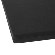 Cojín para Silla-40X40CM con Lazos, Cojín Antideslizante para Asiento de Silla para Uso Interior y Exterior, Negro