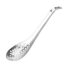 Stainless Steel Colander, Fish Roe Sauce Colander, Gourmet Filter Cooking Spoon - Silver - View 9