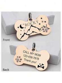 Placas personalizadas para mascotas, placas de identificación para perros personalizadas, placas y collares para perros, placas de identificación para perros grabadas, placas de identificación para mascotas personalizadas, placas de identificación para perros divertidas, placas de dirección para perros y llaveros personalizados - Multicolor - Ver 4