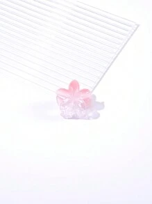 1 pieza/3 piezas/6 piezas Clips para el cabello con flores de margarita medianas de 4 cm, accesorios para el cabello transparentes con degradado de colores lindos, adecuados para primavera/verano, pinzas para el cabello, pinzas para el cabello, pasadores para el cabello, sujetadores para el cabello, clips para el cabello, clips para el cabello para vacaciones, atuendos de mujer