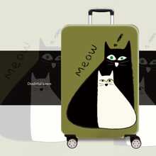 1pc Animal Print Pattern Series, Thickened Suitcase Protective Cover, Thickened Luggage Accessories, Suitable For Business, Business Trip, Vacation, Travel, Luggage Drop-Off, Back To School, Add Color To Your Suitcase. Suitable For 20-28 Inch Boxes. Graduation Travel Accessories Summer Travel Essentials Bag For School School Accessories School Stuff - Multicolor - View 23