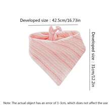 paquete de 5 baberos tipo bandana con diseño de conejito y lirio para bebés recién nacidos, paños para eructos de bebé