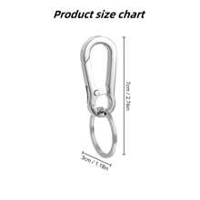 3 peças/1 peça Chaveiro Metálico Multifuncional, Clipe Organizador de Chaveiro de Fácil Remoção, Chaveiro de Casa e Carro com Argola para Chaves (Dourado/Preto/Prata), Chaveiro Criativo de Porquinho de Leite com Desenho de Desenho Animado, Decoração Multiuso para Carro, Mochila ou Bolsa, Presente da Moda para o Natal, para Jóias, Artesanato em Crochê, Decoração de Mochilas, Acessório de Bolsa de Luxo, Dia dos Namorados, Acessórios de Jóias da Moda, Presentes de Aniversário e Feriados para Casais, Adequado para Encantos de Bolsa, Chaves do Carro