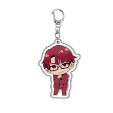 Original Acrylic Key Chain Ciel Phantomhive Sebastian Michaelis Cute Y2K Cartoon Pendant, Suitable For Shoulder Bags And Backpacks And Keys, The Perfect For Fans, Cosplay Party Decoration Pendants Car Pendants Creative Anime Derivatives, Japanese Comic Pendants, Senior Anime Fans Collections, Otaku Series S, Cheap Holiday S Car Accessories Bag Charm School Letter Halloween Accessories - Multicolor - View 5