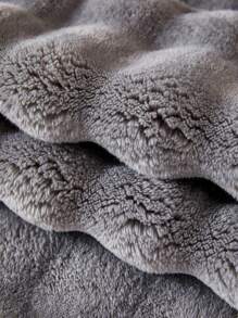 1 pièce Épais Housse de coussin de canapé en polaire, Automne/Hiver, Anti-dérapant, Anti-poussière, Lavable en machine, Protège des poils d'animaux, Convient aux canapés 1-4 places, Chambre, Bureau, Salon - Mauve - Voir 9