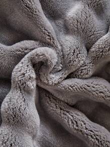 1 pièce Épais Housse de coussin de canapé en polaire, Automne/Hiver, Anti-dérapant, Anti-poussière, Lavable en machine, Protège des poils d'animaux, Convient aux canapés 1-4 places, Chambre, Bureau, Salon - Mauve - Voir 10