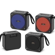 Bocina Radio Portátil Con  Bluetooth Usb Fm - Azul - Ver 7