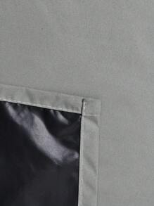 1 pezzo Tenda da finestra di colore unito, impermeabile e oscurante, isolante termico moderno e semplice, adatta per uso all'esterno, in camera da letto e in soggiorno