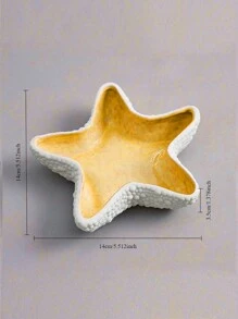1 pieza Bandeja de cerámica con conchas, estrellas de mar y almejas, Cuenco de almacenamiento creativo rosa, Organizador de joyería Plato, Recipiente para almacenar brazaletes, aretes, collares y dulces para la mesa de entrada, decoración del hogar, fiesta de cumpleaños, viaje de vuelta a la escuela