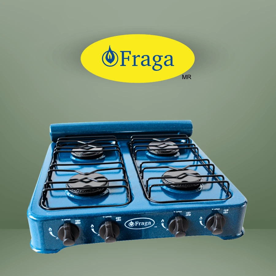4 Burner Grill - Blue - View 1