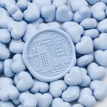 200颗/袋 心形封蜡珠，适用于印章、手工卡片和信封装饰、蜡封、DIY工艺品、礼品包装、信封封口、派对邀请函、剪贴簿、返校季、文具 - 心形 - 查看 25